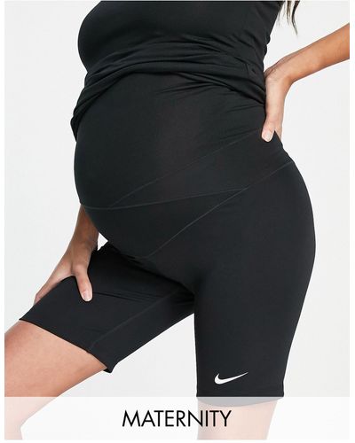 Nike Maternity Dri-fit One 7-inch legging Shorts - Black