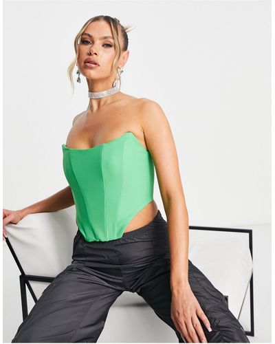 Trendyol Top style corset - Vert