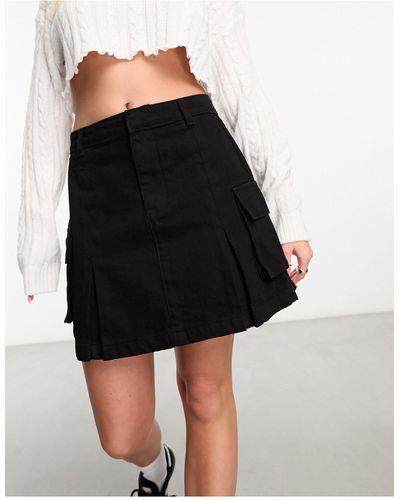 New Look Minifalda cargo negra - Negro
