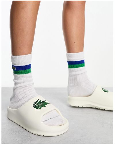 Lacoste Serve 2.0 - Slippers - Wit