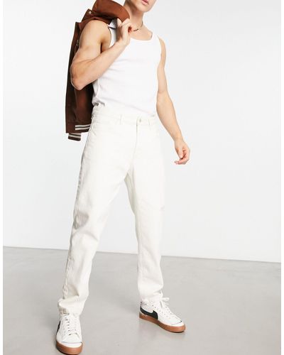 White Bershka Jeans for Men | Lyst