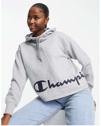 Champion Reverse Weave Cropped Cut-Off Women's Hoodie–