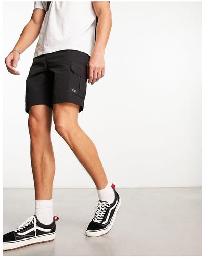 New Look – cargo-shorts aus nylon - Schwarz