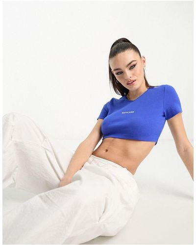 Sixth June Co-ord Ribbed Crop Top - White