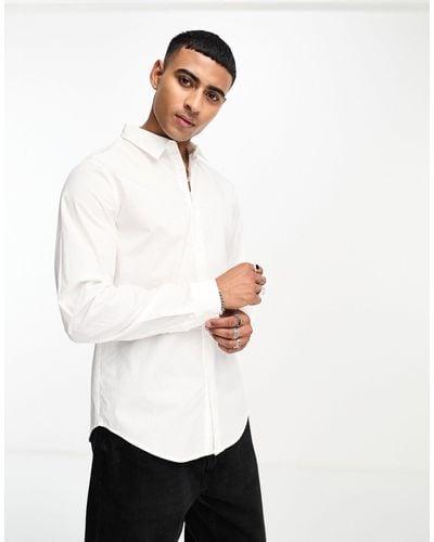 Labelrail X Stan & Tom Fitted Dress Shirt - White