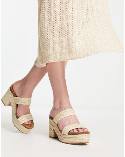 Madden Girl Emerson Platform Espadrilles - Natural