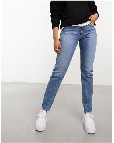 Lee Jeans Rider - jean slim à taille mi-haute - moyen délavé - Bleu