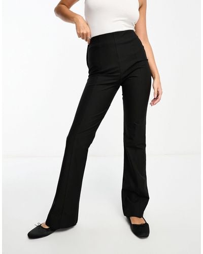 SELECTED Femme Tailored Flare Trouser - Black