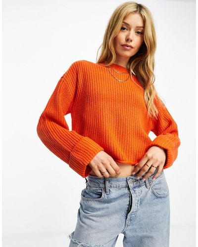 Vero Moda – pullover zum überziehen - Orange