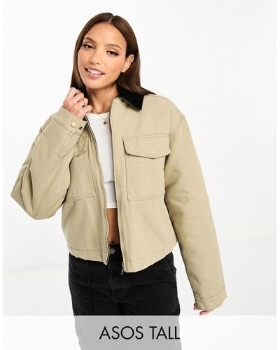 ASOS Chaqueta corta color - Neutro