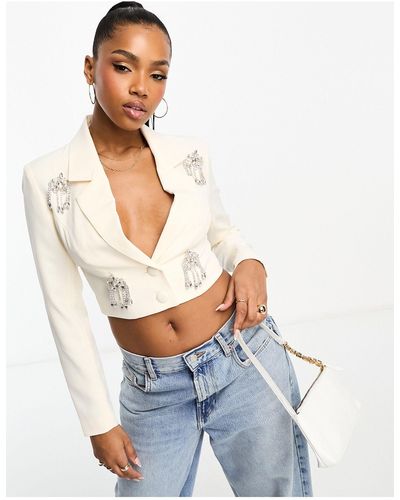 Miss selfridge cheap blue blazer