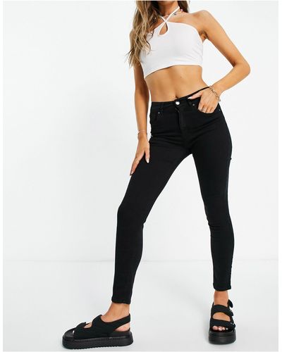 Pull&Bear Jeans push-up neri - Nero