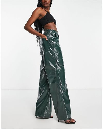 AFRM Pantalones cargo verde oscuro