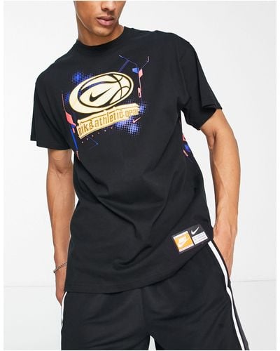 Nike Basketball Energy graphic T-shirt in white - ShopStyle