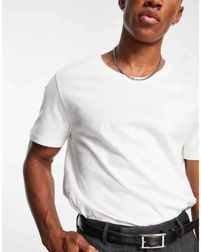 ASOS T-shirt con scollo rotondo - Bianco