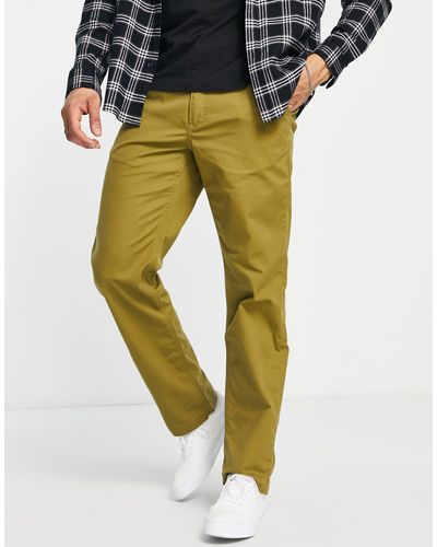 Vans Authentic Loose Fit Chino Trousers - Yellow