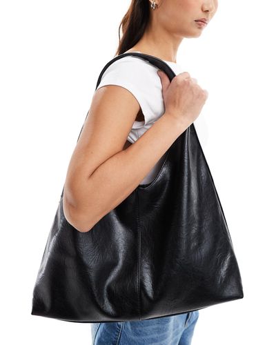 ASOS Large Slouchy Sling Tote Bag - Black