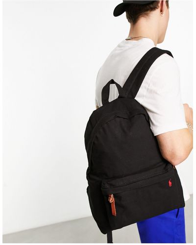 Polo Ralph Lauren – backpack mit pony-logo - Weiß