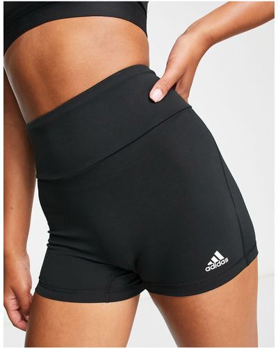adidas Originals Adidas - yoga essential - pantaloncini leggings neri - Nero