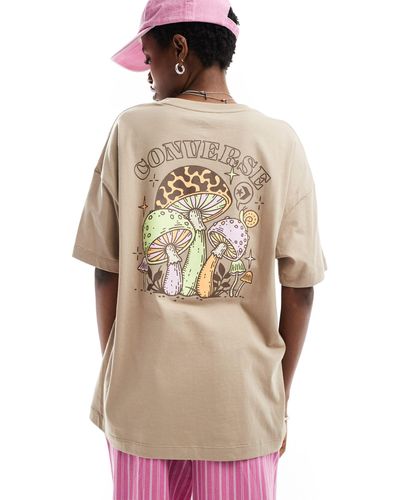 Converse Mushroom delight - t-shirt grigia - Neutro