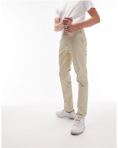 TOPMAN Smart Slim Chino Pants - White