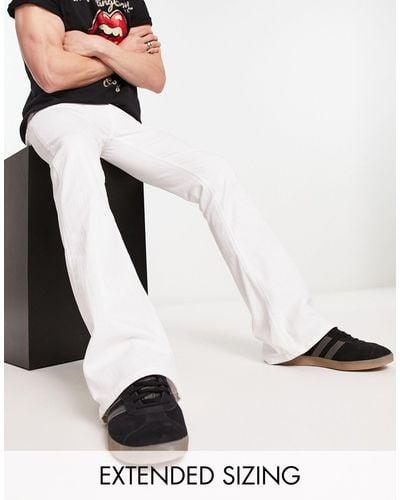 ASOS Flare Jeans - White
