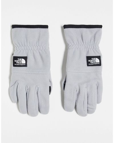 The North Face – etip – schwere touchscreen-handschuhe aus fleece - Grau