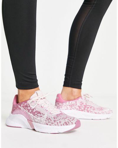 Nike – superrep go 3 – flyknit-sneaker - Pink