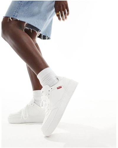 Levi's Paige Leather Trainer - White