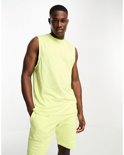 DKNY Dkny - t-shirt senza maniche color limone - Giallo