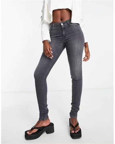 Replay Luzien Highwaisted Skinny Jeans - Blue