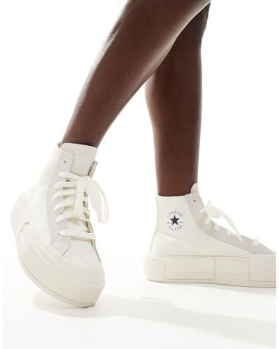 Converse Chuck taylor all star cruise hi - sneakers alte color airone con suola platform - Bianco