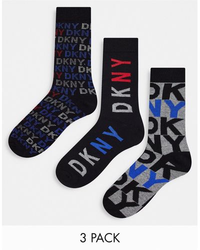 DKNY Dover - Set Van 3 Paar Sokken - Zwart