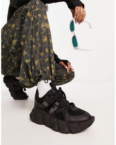 Caterpillar Chunky sneakers negras imposter - Negro