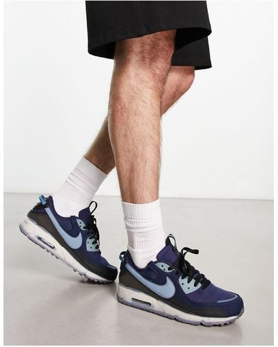 Nike Air max terrascape 90 - baskets - et bleu - Noir