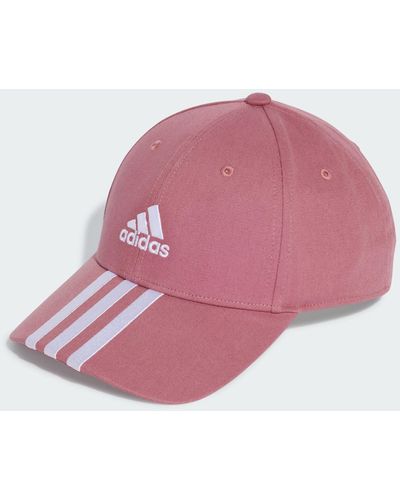 adidas Originals Cappello con visiera con 3 strisce - Rosa