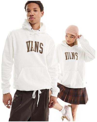 Vans Arched Po Hoodie - White