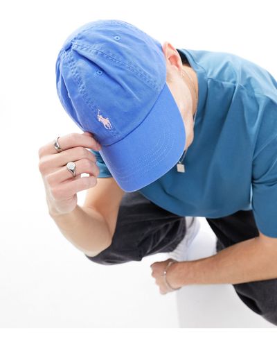 Polo Ralph Lauren – baseball-kappe aus twill - Blau