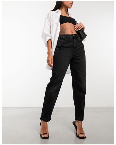 ASOS Relaxed Mom Jeans - White