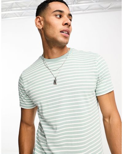 Threadbare Stripe T-shirt - White