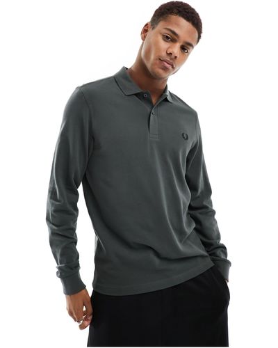 Fred Perry Polo campo liso - Gris