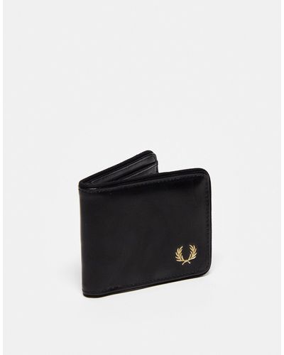 Fred Perry Coated Polyester Bifold Wallet - Black