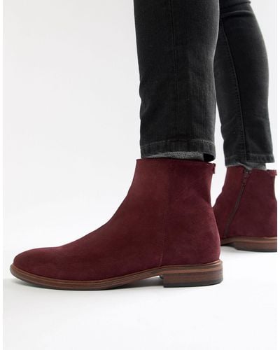 ASOS Asos Chelsea Boots - Red