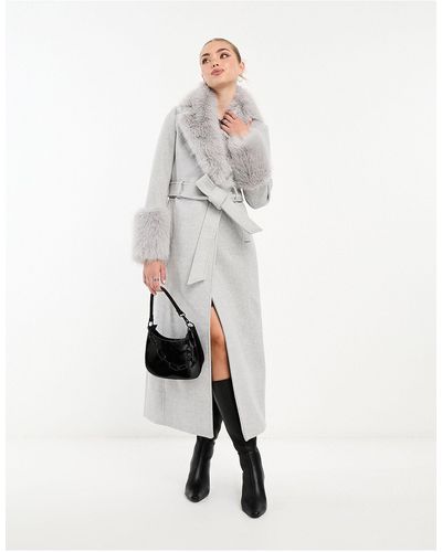 Forever New Cappotto lungo - Bianco