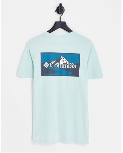 Columbia Rapid Ridge - T-shirt Met Print Op - Blauw