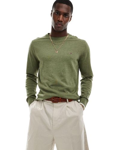 Tommy Hilfiger Crew Neck Jumper - Green