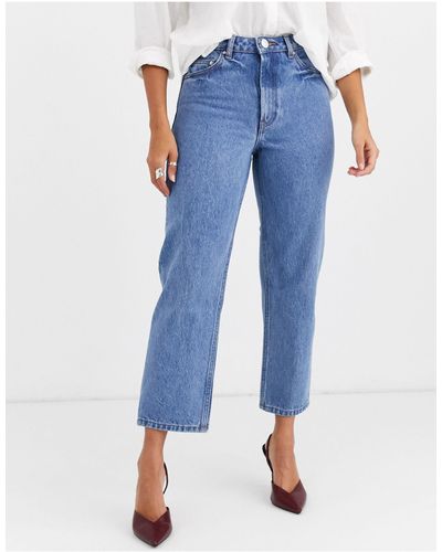 ASOS Florence - Authentieke Jeans Met Rechte Pijpen - Blauw