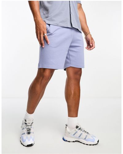 French Connection Piqué Short - Blauw