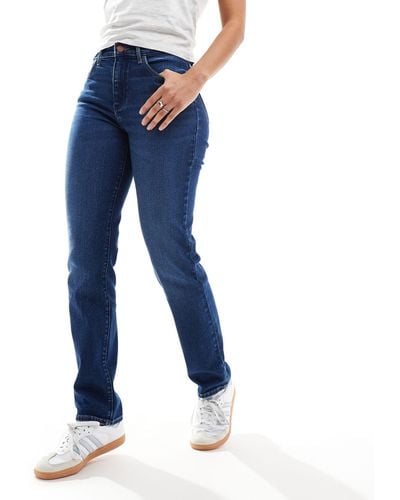 Wrangler Straight Fit Jeans - Blue