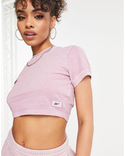 Reebok Crop T-shirt - Roze